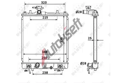 NRF Chladi� vody NRF 53927, 53927