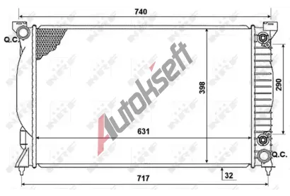 NRF Chladi vody NRF 53958, 53958