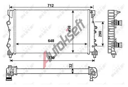 NRF Chladi vody NRF 53990, 53990