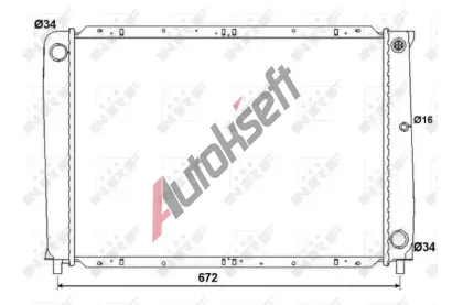 NRF Chladič vody NRF 53995, 53995 NRF Chladič vody NRF 53995, 53995