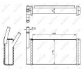NRF V�m�n�k tepla vnit�n�ho vyt�p�n� NRF 54265, 54265