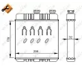 NRF Vmnk tepla vnitnho vytpn NRF 54279, 54279