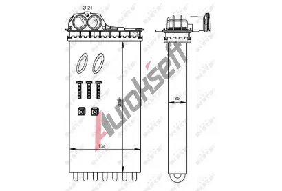 NRF Vmnk tepla vnitnho vytpn EASY FIT NRF 54332, 54332