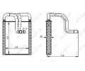 NRF Výměník tepla vnitřního vytápění NRF 54335, 54335