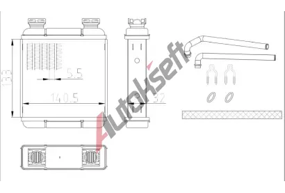 NRF Vmnk tepla vnitnho vytpn NRF 54411, 54411