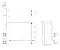 NRF Vmnk tepla vnitnho vytpn NRF 54412, 54412