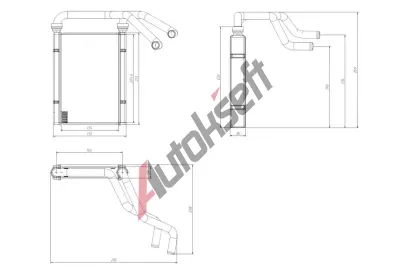 NRF Vmnk tepla vnitnho vytpn EASY FIT NRF 54435, 54435