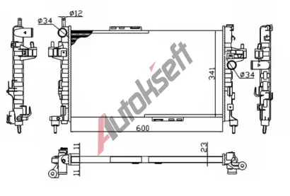 NRF Chladi vody Economy Class NRF 54753A, 54753A