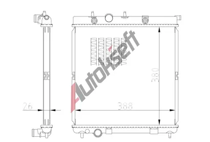 NRF Chladi vody NRF 550016, 550016