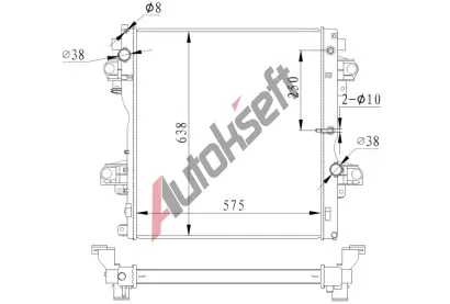 NRF Chladi� vody NRF 550018, 550018