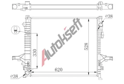 NRF Chladi vody NRF 550019, 550019