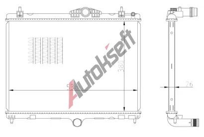 NRF Chladi vody NRF 550027, 550027