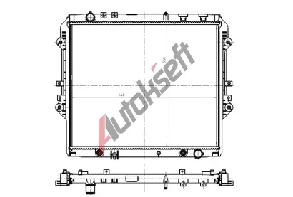 NRF Chladič vody NRF 550032, 550032 NRF Chladič vody NRF 550032, 550032