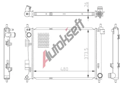 NRF Chladi vody NRF 550033, 550033