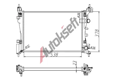 NRF Chladi vody Economy Class NRF 55341A, 55341A