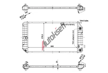 NRF Chladič vody NRF 56007, 56007 NRF Chladič vody NRF 56007, 56007