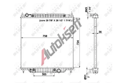 NRF Chladi� vody NRF 56037, 56037