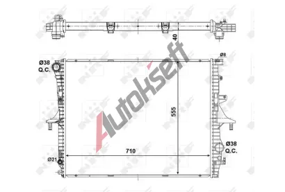 NRF Chladi vody NRF 56124, 56124