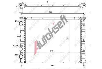 NRF Chladi� vody NRF 58013, 58013