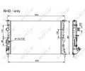 NRF Chladi vody NRF 58025, 58025