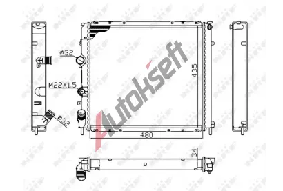NRF Chladi vody Economy Class NRF 58075A, 58075A