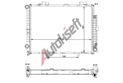 NRF Chladi� vody NRF 58098, 58098