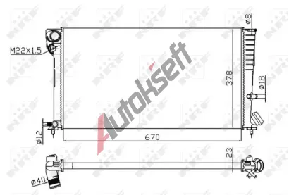 NRF Chladi vody Economy Class NRF 58101A, 58101A