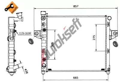 NRF Chladi vody NRF 58112, 58112