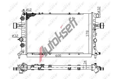 NRF Chladi vody Economy Class NRF 58178A, 58178A