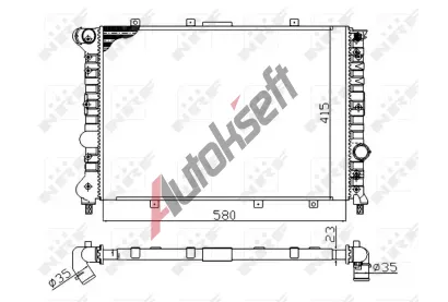 NRF Chladi vody Economy Class NRF 58202A, 58202A