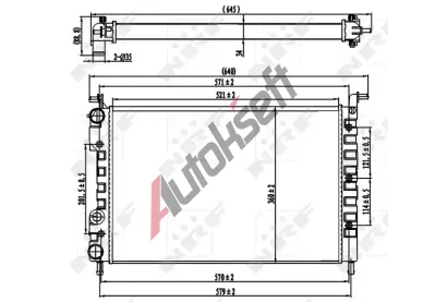 NRF Chladi vody NRF 58219, 58219