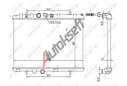 NRF Chladi vody Economy Class NRF 58226A, 58226A