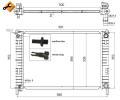 NRF Chladi vody NRF 58276, 58276