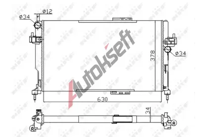 NRF Chladi vody Economy Class NRF 58282A, 58282A