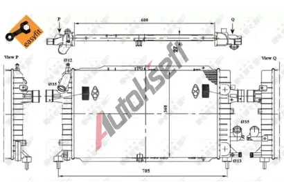NRF Chladi vody NRF 58340, 58340