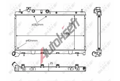 NRF Chladi vody NRF 58385, 58385