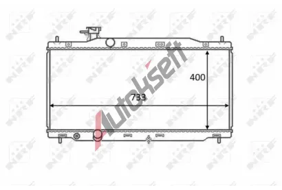 NRF Chladič vody NRF 58458, 58458 NRF Chladič vody NRF 58458, 58458