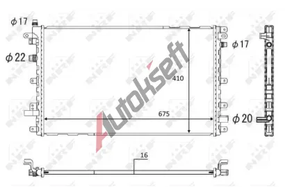 NRF Chladi� hnac� baterie NRF 58569, 58569