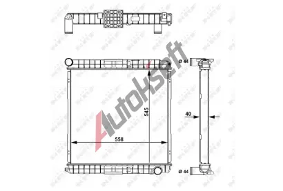 NRF Chladi� vody NRF 58827, 58827