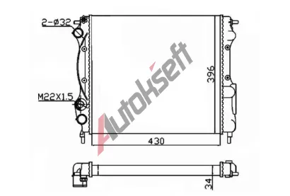 NRF Chladi vody Economy Class NRF 58934A, 58934A