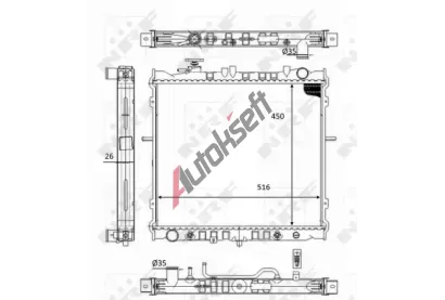 NRF Chladič vody NRF 59049, 59049 NRF Chladič vody NRF 59049, 59049