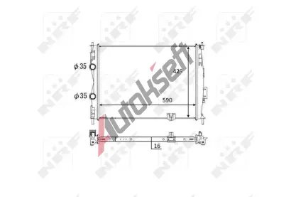 NRF Chladi vody NRF 59061, 59061