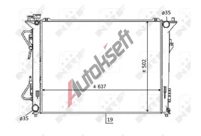 NRF Chladi vody NRF 59064, 59064
