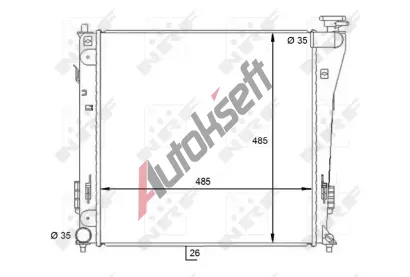 NRF Chladi vody NRF 59086, 59086