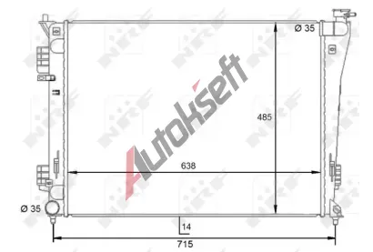 NRF Chladi vody NRF 59092, 59092