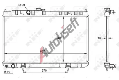 NRF Chladi vody NRF 59099, 59099