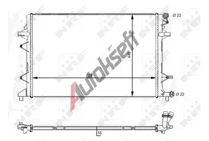NRF Chladi vody NRF 59118, 59118