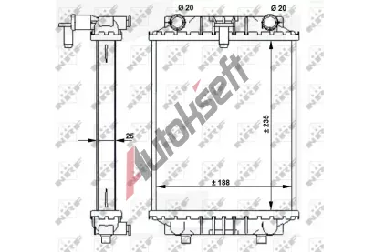 NRF Chladi vody NRF 59183, 59183
