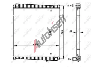 NRF Chladi vody NRF 59212, 59212