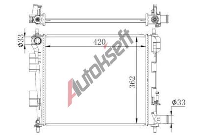 NRF Chladi vody NRF 59262, 59262